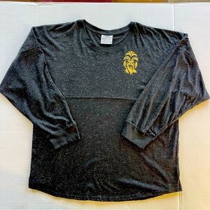 Chewbacca Jersey Men size XXL Black Long Sleeve Shirt with Yellow Logo